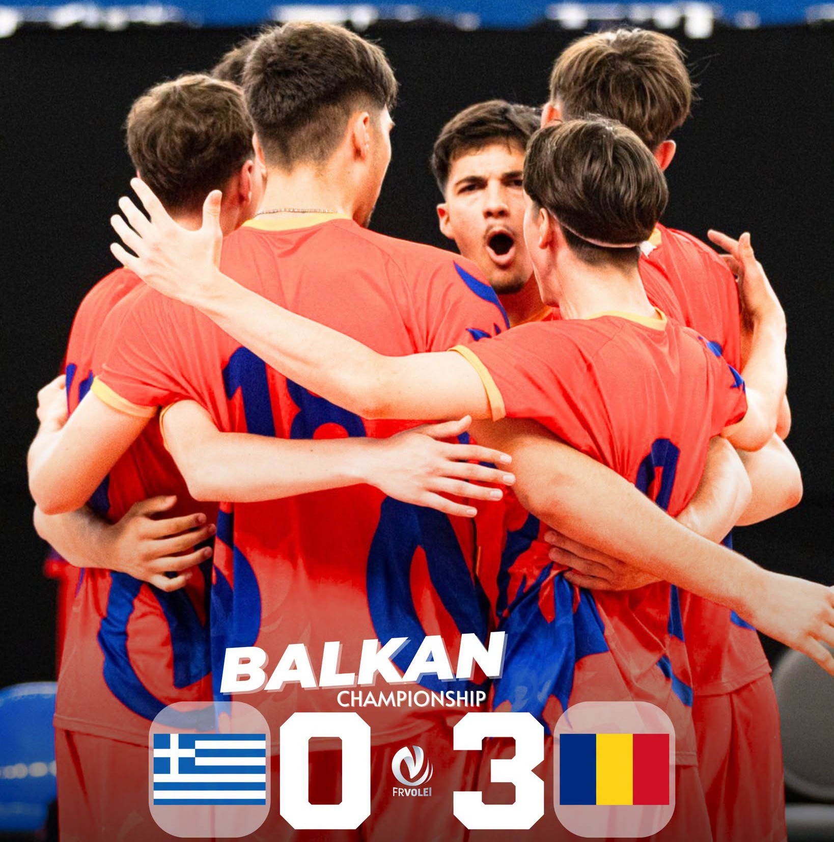 Romania termina pe locul cinci la Campionatul Balcanic U18 de volei masculin de la Podgorica
