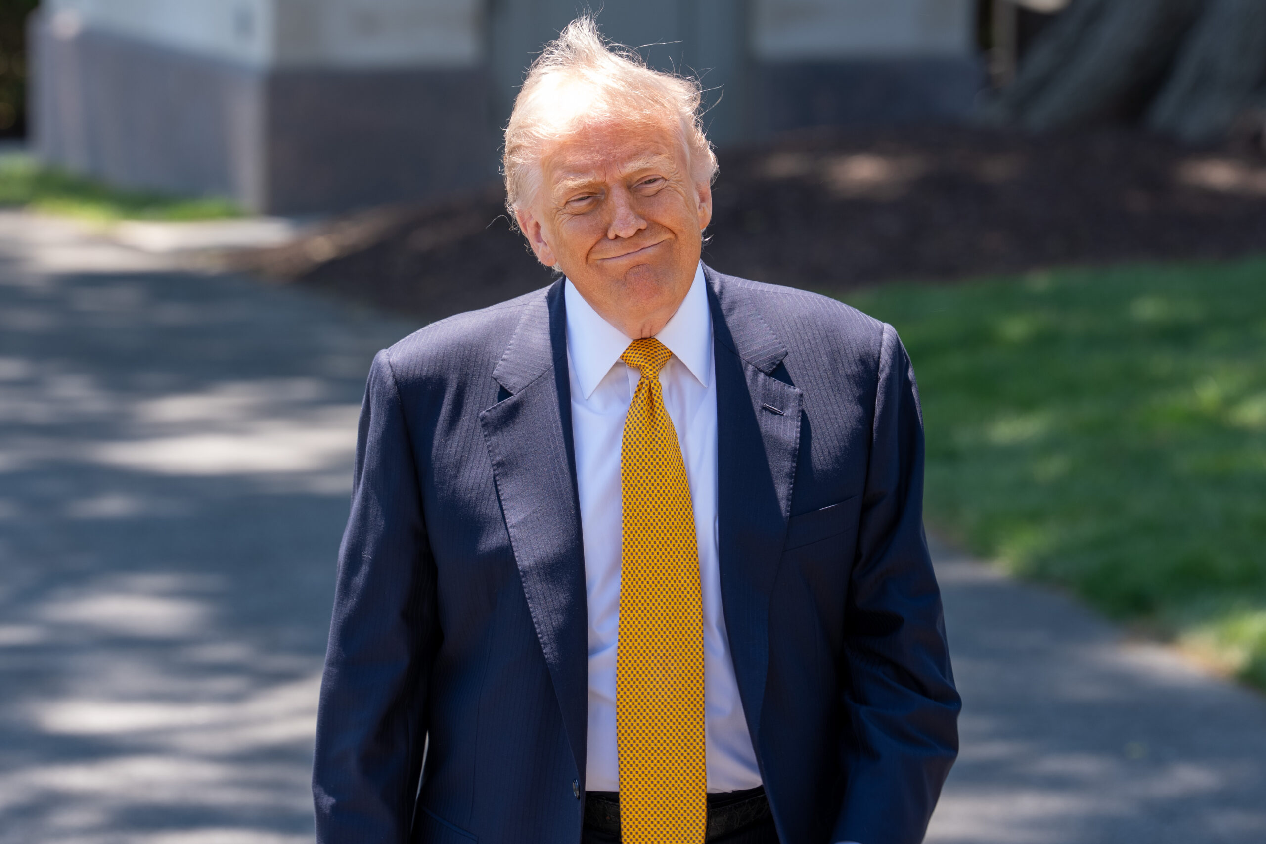 Trump primul presedinte american in exercitiu prezent la un meci de finala NBA