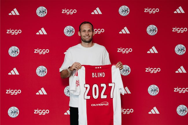 Fostul international olandenz Daley Blind se intoarce pentru a treia oara la Ajax Amsterdam la varsta de 36 de ani