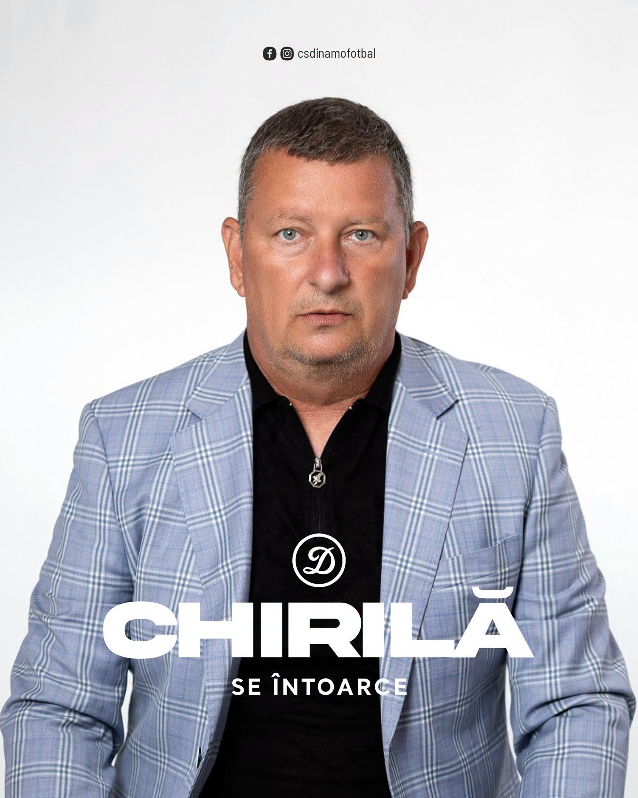 Ionut Chirila a devenit noul antrenor principal al echipei CS Dinamo