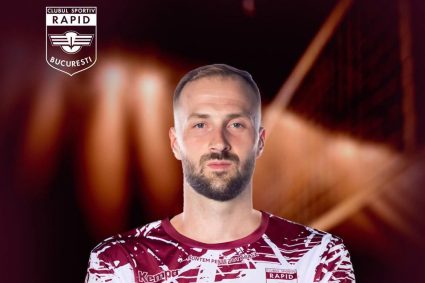 Rapid București aduce un voleibalist canadian experimentat, cu stagiuni în campionate din Europa și Asia.