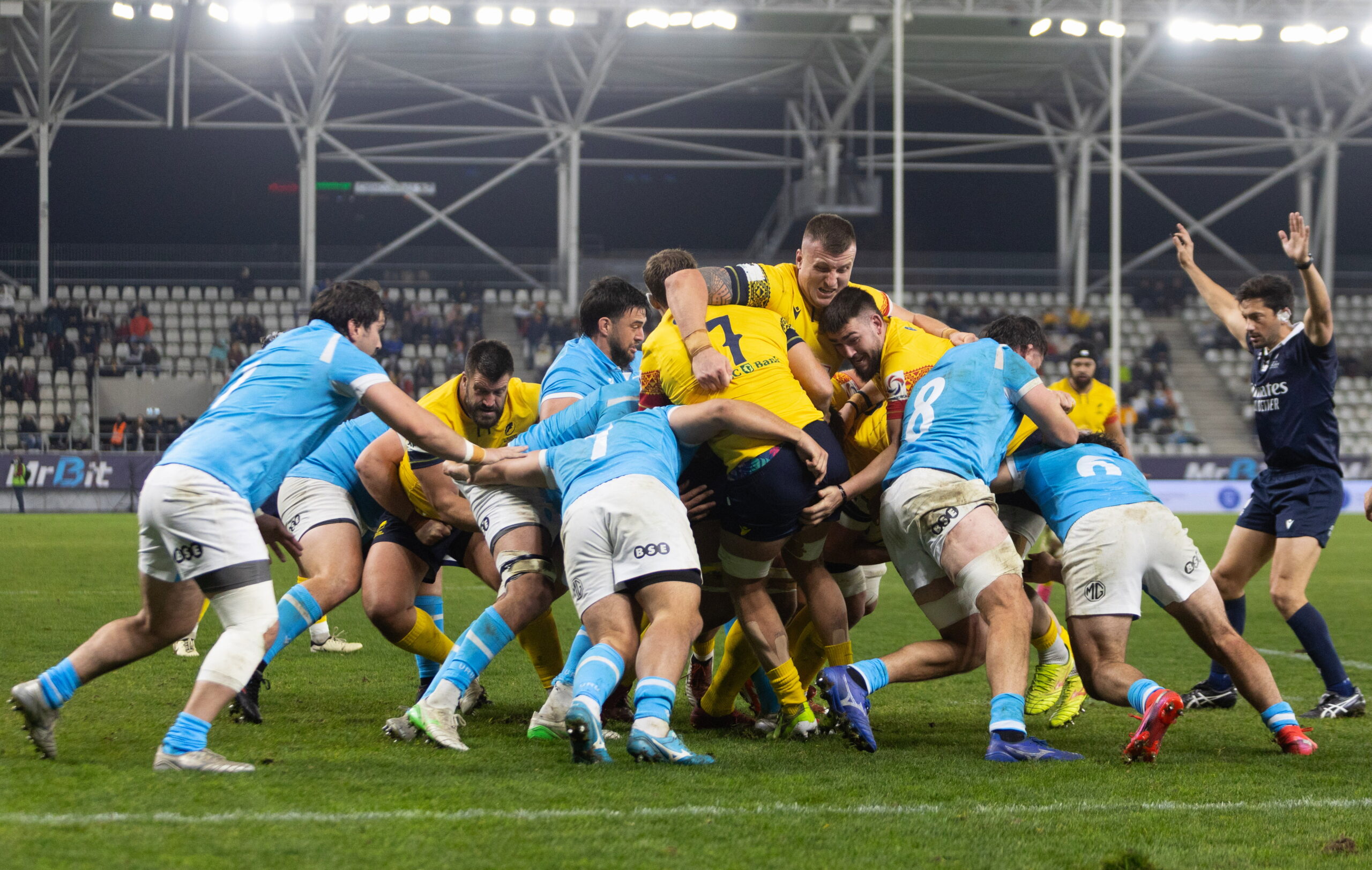 Romania isi mentine pozitia in clasamentul mondial de rugby dupa egalul cu Uruguay din Nations Cup