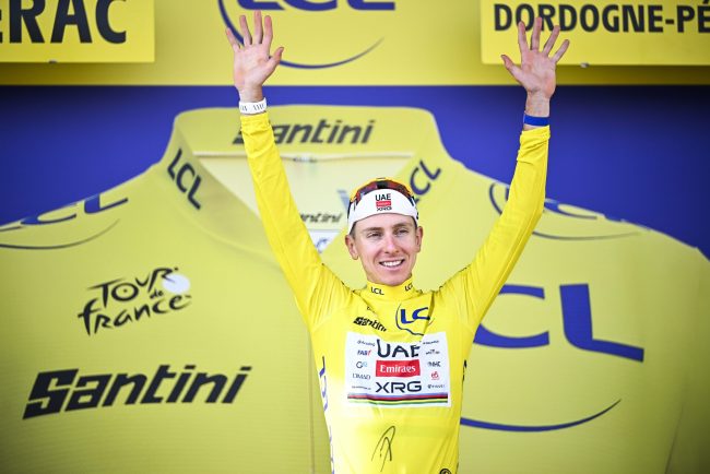 Tadej Pogacar pe urm ele recordului lui Merckx 60 de zile in tricoul galben la Turul Frantei