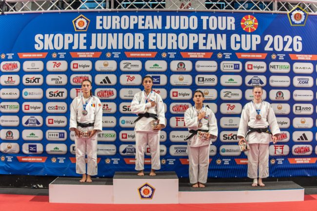 Aur si argint pentru Romania la Campionatul European de Judo U21 de la Skopje