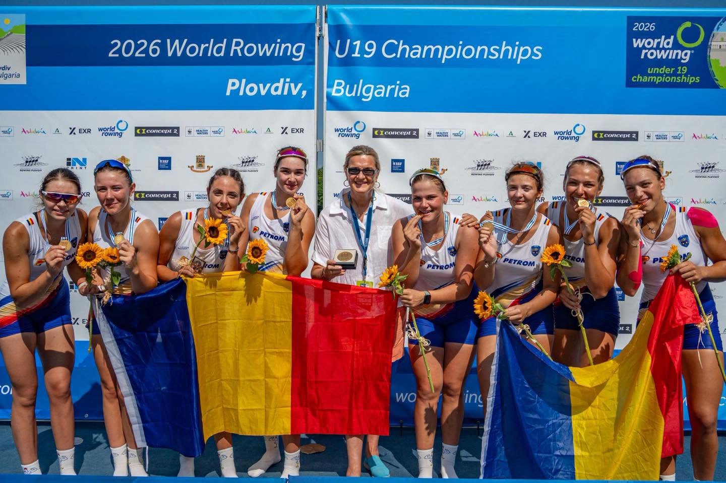 Romania pe primul loc in lume la Campionatul Mondial Under19 de canotaj