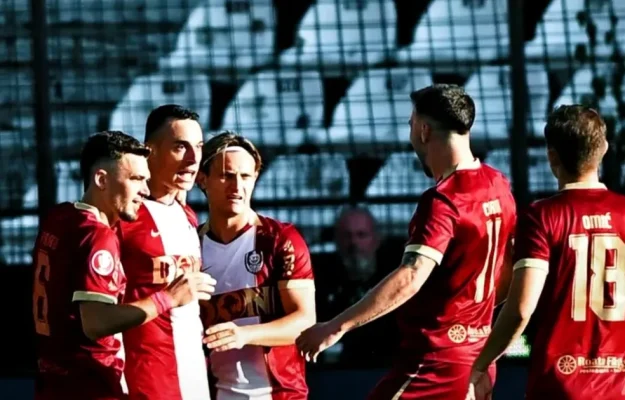 CFR Cluj învinge FC Botoșani; oaspeții, în inferioritate numerică din minutul 9