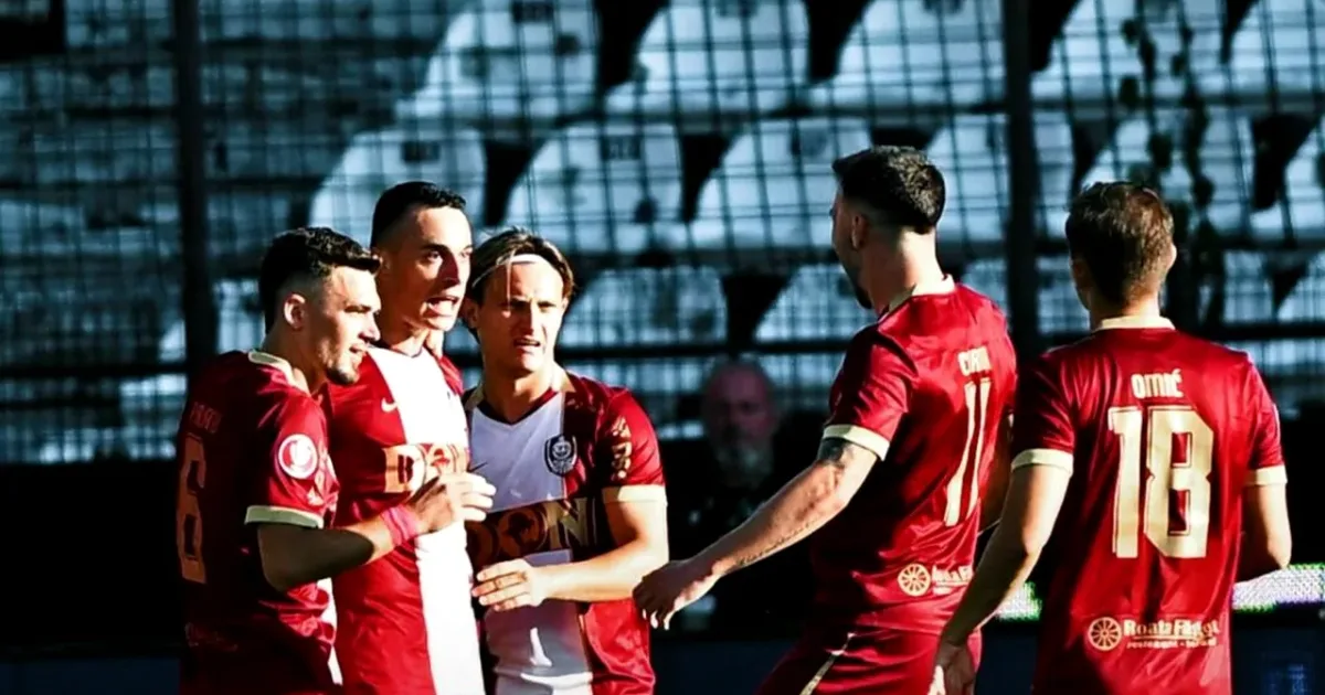 CFR Cluj învinge FC Botoșani; oaspeții, în inferioritate numerică din minutul 9