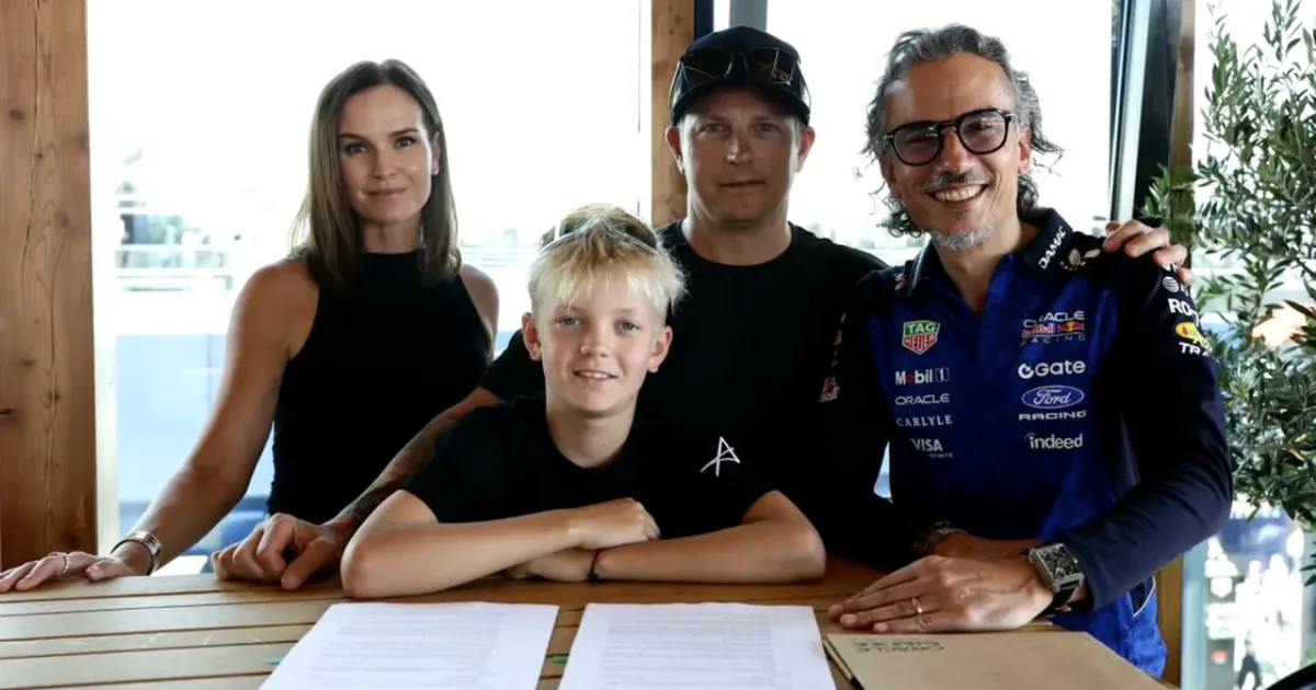 Fiul lui Kimi Räikkönen a intrat în programul de juniori al Red Bull