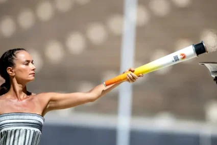 Flacăra olimpică ajunge în Senegal pentru Jocurile Tineretului