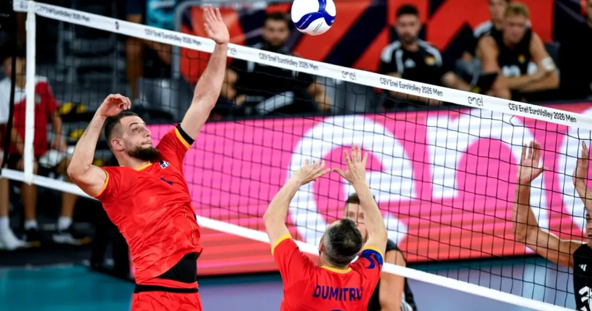 Volei: România joacă azi cu Ucraina în optimile EuroVolley 2026. Cine transmite