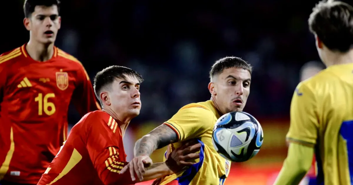 România U21, umilită de Spania în preliminariile Euro 2027. A încasat șapte goluri